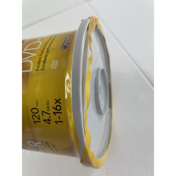 Sony DVD-R 50 Pack 4.7 GB 120 Min Blank Media Disc 1x-16x New Sealed - Picture 8 of 8